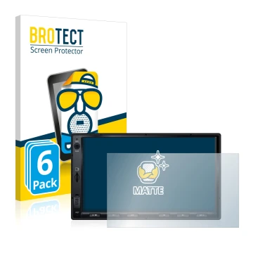 Parte frontale di una confezione del prodotto con il logo del marchio BROTECT. Accanto è raffigurato il dispositivo Atoto S8 S
