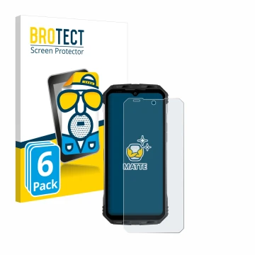 Parte frontale di una confezione del prodotto con il logo del marchio BROTECT. Accanto è raffigurato il dispositivo Doogee S10