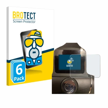 Parte frontale di una confezione del prodotto con il logo del marchio BROTECT. Accanto è raffigurato il dispositivo Motocaddy 