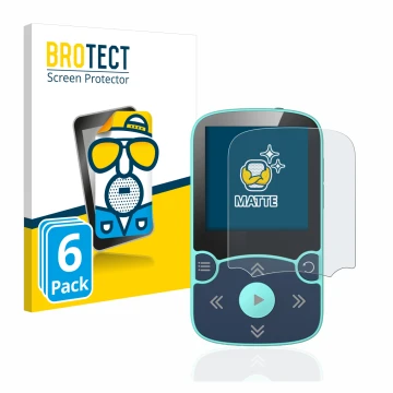 Parte frontale di una confezione del prodotto con il logo del marchio BROTECT. Accanto è raffigurato il dispositivo AGPtek A65