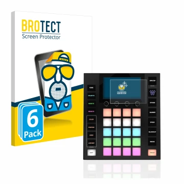 Parte frontale di una confezione del prodotto con il logo del marchio BROTECT. Accanto è raffigurato il dispositivo Wolfmix W1