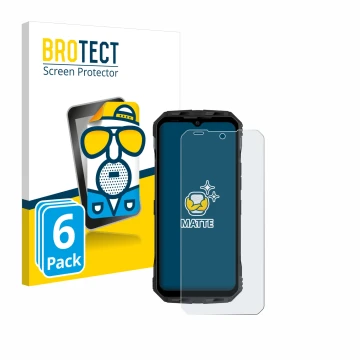 Parte frontale di una confezione del prodotto con il logo del marchio BROTECT. Accanto è raffigurato il dispositivo Doogee V30