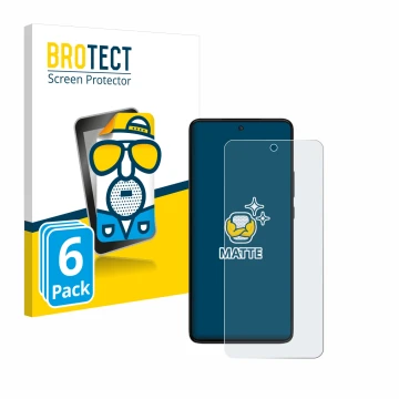 Parte frontale di una confezione del prodotto con il logo del marchio BROTECT. Accanto è raffigurato il dispositivo Motorola M