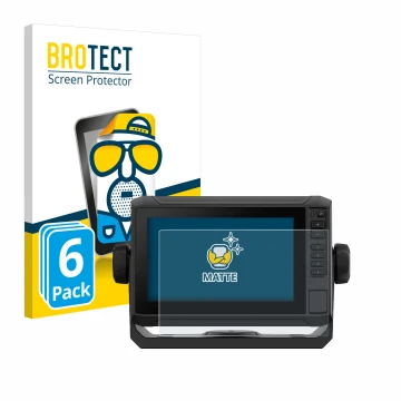 Parte frontale di una confezione del prodotto con il logo del marchio BROTECT. Accanto è raffigurato il dispositivo Garmin ECH