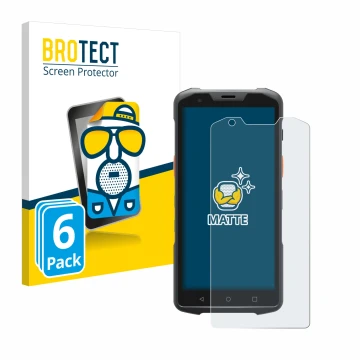 Parte frontale di una confezione del prodotto con il logo del marchio BROTECT. Accanto è raffigurato il dispositivo Sunmi L2s 