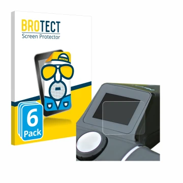 Parte frontale di una confezione del prodotto con il logo del marchio BROTECT. Accanto è raffigurato il dispositivo Motocaddy 