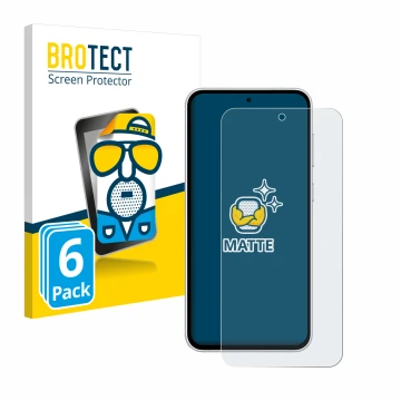 Parte frontale di una confezione del prodotto con il logo del marchio BROTECT. Accanto è raffigurato il dispositivo Samsung Ga