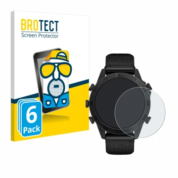 Parte frontale di una confezione del prodotto con il logo del marchio BROTECT. Accanto è raffigurato il dispositivo Garmin Mar