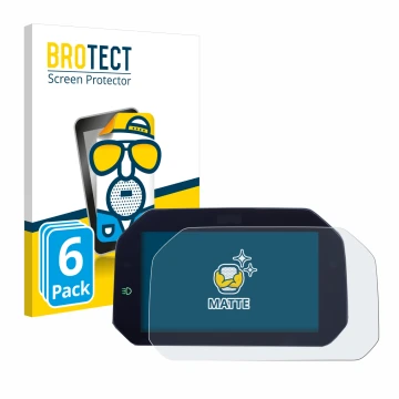 Parte frontale di una confezione del prodotto con il logo del marchio BROTECT. Accanto è raffigurato il dispositivo BMW R 1300