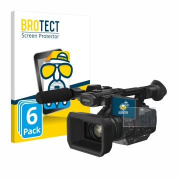 Parte frontale di una confezione del prodotto con il logo del marchio BROTECT. Accanto è raffigurato il dispositivo Panasonic 