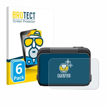Parte frontale di una confezione del prodotto con il logo del marchio BROTECT. Accanto è raffigurato il dispositivo Insta360 A