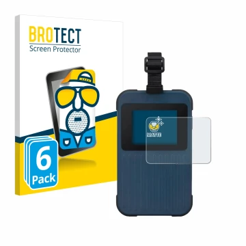 Parte frontale di una confezione del prodotto con il logo del marchio BROTECT. Accanto è raffigurato il dispositivo Acer Endur