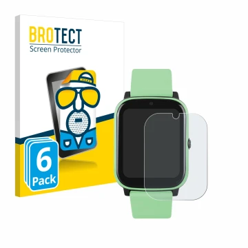 Parte frontale di una confezione del prodotto con il logo del marchio BROTECT. Accanto è raffigurato il dispositivo One2Track 