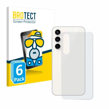 Parte frontale di una confezione del prodotto con il logo del marchio BROTECT. Accanto è raffigurato il dispositivo Samsung Ga