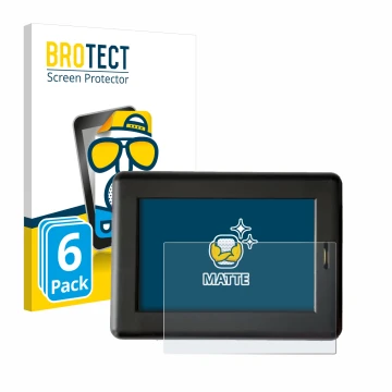 Parte frontale di una confezione del prodotto con il logo del marchio BROTECT. Accanto è raffigurato il dispositivo XC Tracer 