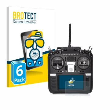 Parte frontale di una confezione del prodotto con il logo del marchio BROTECT. Accanto è raffigurato il dispositivo Radiomaste