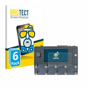 Parte frontale di una confezione del prodotto con il logo del marchio BROTECT. Accanto è raffigurato il dispositivo Neural DSP