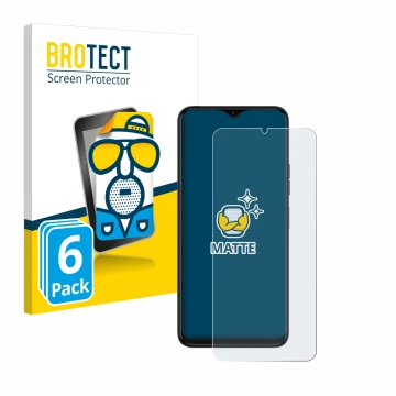 Parte frontale di una confezione del prodotto con il logo del marchio BROTECT. Accanto è raffigurato il dispositivo Tecno Spar