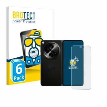 Parte frontale di una confezione del prodotto con il logo del marchio BROTECT. Accanto è raffigurato il dispositivo OnePlus Op