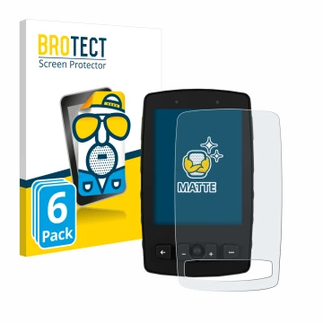 Parte frontale di una confezione del prodotto con il logo del marchio BROTECT. Accanto è raffigurato il dispositivo TwoNav Ave