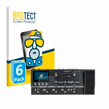Parte frontale di una confezione del prodotto con il logo del marchio BROTECT. Accanto è raffigurato il dispositivo Boss GX-10