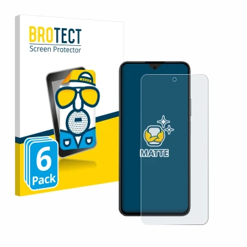 Parte frontale di una confezione del prodotto con il logo del marchio BROTECT. Accanto è raffigurato il dispositivo Honor 90 S