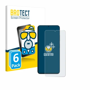 Parte frontale di una confezione del prodotto con il logo del marchio BROTECT. Accanto è raffigurato il dispositivo Blackview 
