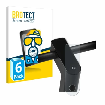 Parte frontale di una confezione del prodotto con il logo del marchio BROTECT. Accanto è raffigurato il dispositivo Xiaomi Mi 