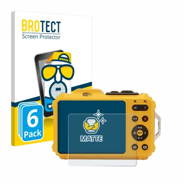 Parte frontale di una confezione del prodotto con il logo del marchio BROTECT. Accanto è raffigurato il dispositivo Kodak Pixp