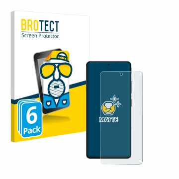 Parte frontale di una confezione del prodotto con il logo del marchio BROTECT. Accanto è raffigurato il dispositivo ZTE Nubia 