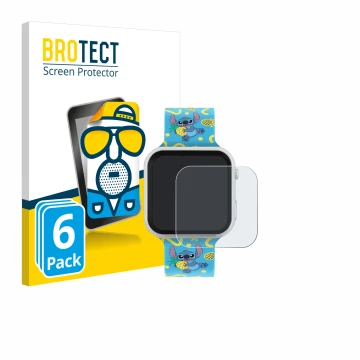 Parte frontale di una confezione del prodotto con il logo del marchio BROTECT. Accanto è raffigurato il dispositivo Disney Sti