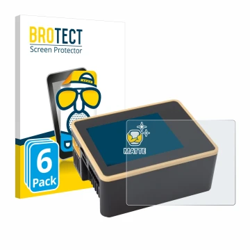 Parte frontale di una confezione del prodotto con il logo del marchio BROTECT. Accanto è raffigurato il dispositivo Junsi iCha