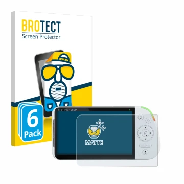 Parte frontale di una confezione del prodotto con il logo del marchio BROTECT. Accanto è raffigurato il dispositivo Babysense 