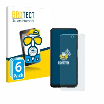 Parte frontale di una confezione del prodotto con il logo del marchio BROTECT. Accanto è raffigurato il dispositivo HMD Fusion