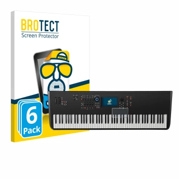 Parte frontale di una confezione del prodotto con il logo del marchio BROTECT. Accanto è raffigurato il dispositivo Yamaha MOD