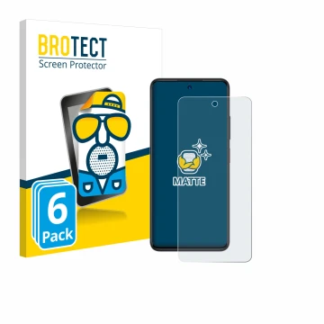 Parte frontale di una confezione del prodotto con il logo del marchio BROTECT. Accanto è raffigurato il dispositivo ZTE Blade 