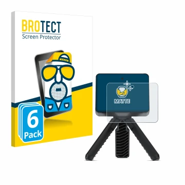 Parte frontale di una confezione del prodotto con il logo del marchio BROTECT. Accanto è raffigurato il dispositivo Garmin App