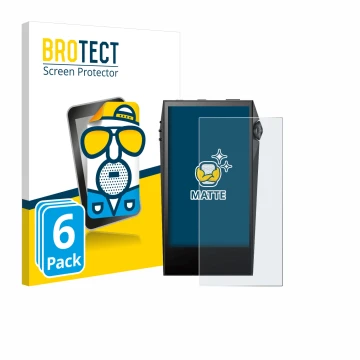 Parte frontale di una confezione del prodotto con il logo del marchio BROTECT. Accanto è raffigurato il dispositivo Astell&Ker