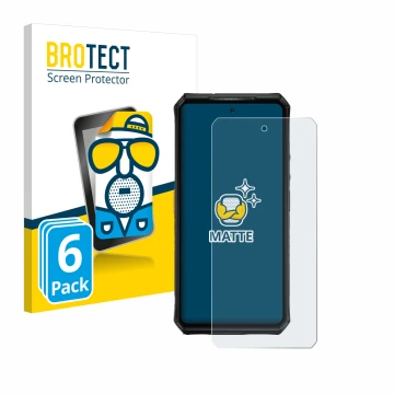 Parte frontale di una confezione del prodotto con il logo del marchio BROTECT. Accanto è raffigurato il dispositivo Ulefone Ar