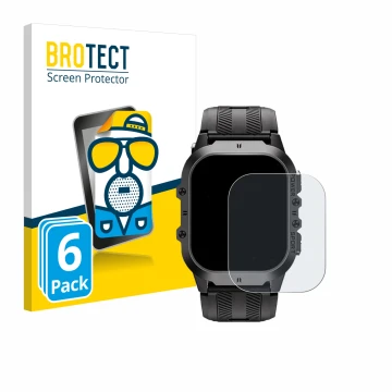 Parte frontale di una confezione del prodotto con il logo del marchio BROTECT. Accanto è raffigurato il dispositivo Oukitel BT