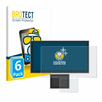 Parte frontale di una confezione del prodotto con il logo del marchio BROTECT. Accanto è raffigurato il dispositivo Icom IC-77