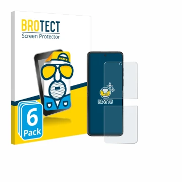 Parte frontale di una confezione del prodotto con il logo del marchio BROTECT. Accanto è raffigurato il dispositivo Motorola R