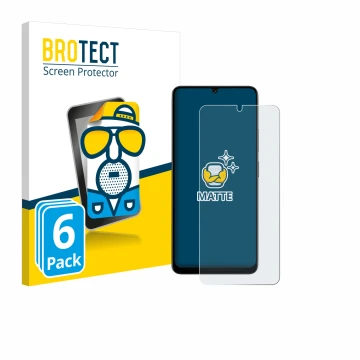 Parte frontale di una confezione del prodotto con il logo del marchio BROTECT. Accanto è raffigurato il dispositivo Doogee Not