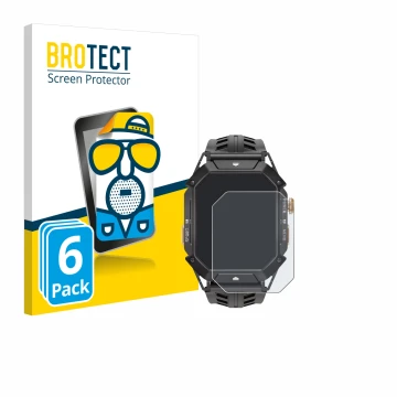 Parte frontale di una confezione del prodotto con il logo del marchio BROTECT. Accanto è raffigurato il dispositivo Oukitel BT