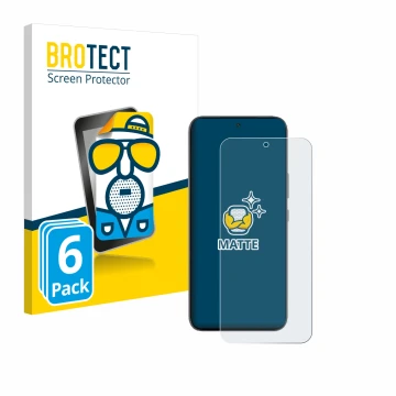 Parte frontale di una confezione del prodotto con il logo del marchio BROTECT. Accanto è raffigurato il dispositivo Infinix GT