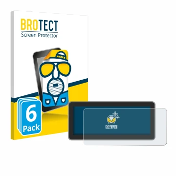 Parte frontale di una confezione del prodotto con il logo del marchio BROTECT. Accanto è raffigurato il dispositivo Vantrue Ne