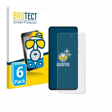Parte frontale di una confezione del prodotto con il logo del marchio BROTECT. Accanto è raffigurato il dispositivo Motorola M