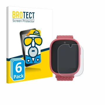 Parte frontale di una confezione del prodotto con il logo del marchio BROTECT. Accanto è raffigurato il dispositivo Xplora X6 