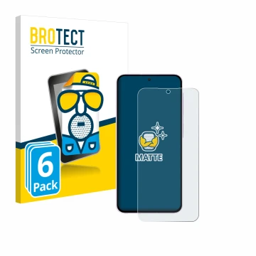 Parte frontale di una confezione del prodotto con il logo del marchio BROTECT. Accanto è raffigurato il dispositivo Samsung Ga