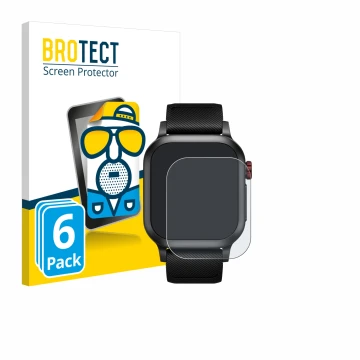 Parte frontale di una confezione del prodotto con il logo del marchio BROTECT. Accanto è raffigurato il dispositivo Haylou Iro